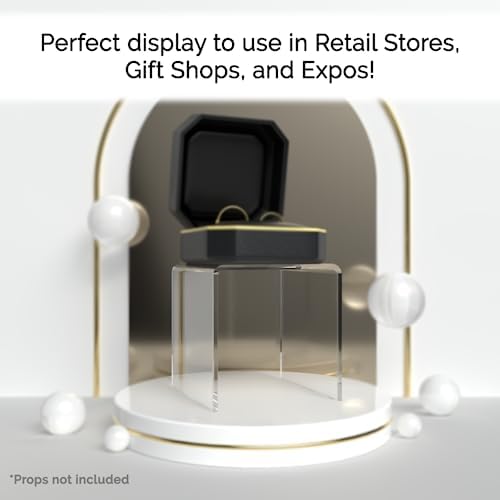 Clear Acrylic Riser Display Table 3 Inch Square