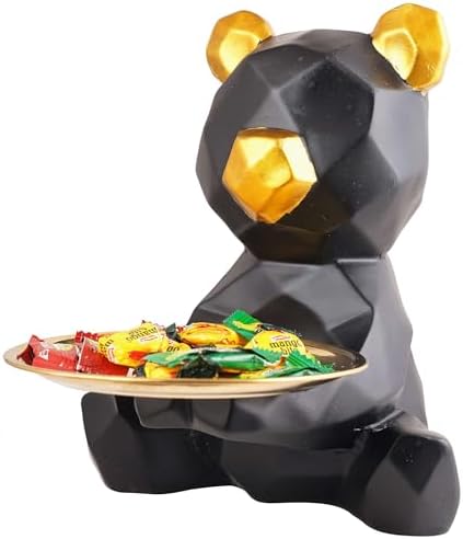 Cute Cool Dog Sculpture Storage Tray Home Decor