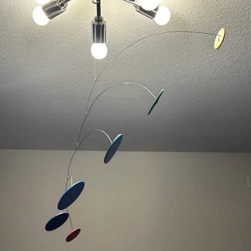 Vintage Kinetic Sculpture Hanging Mobile 25x15
