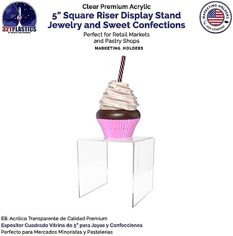 Acrylic Display Riser Stand for Merchandise