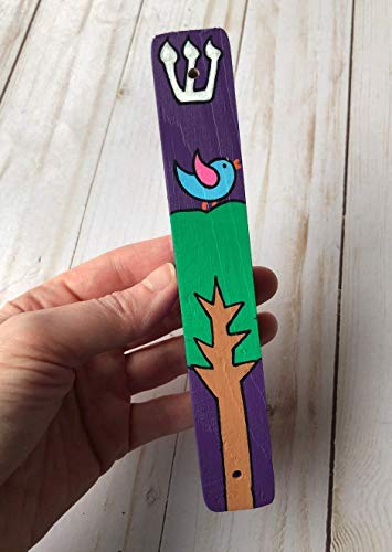 Lea Joelle Bird and Tree Mezuzah Gift Case