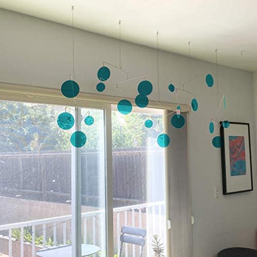 The Darling Clear Teal Kinetic Art Mobile