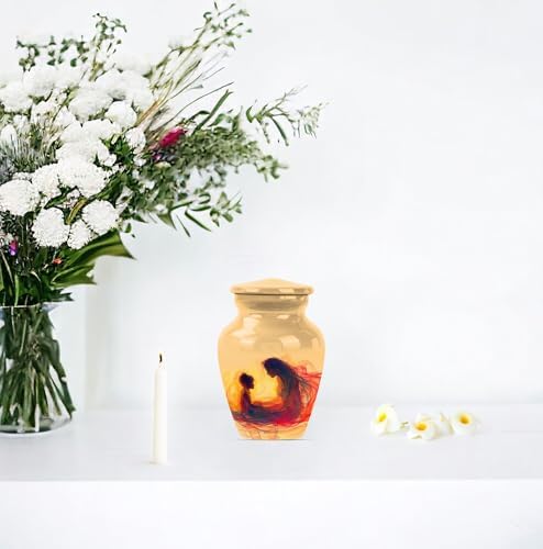 Elegant Cremation Urns Set - Decorative Ash Urns for Adults