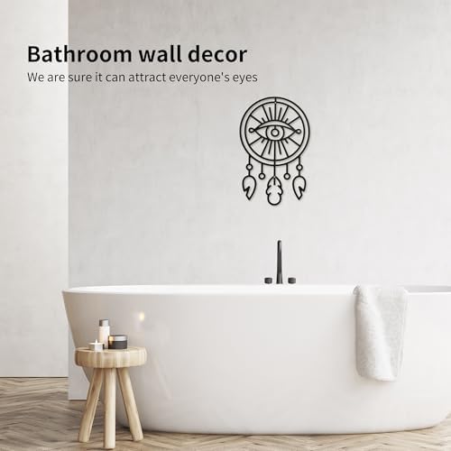 GouZaak Black Dream Catchers Metal Wall Art