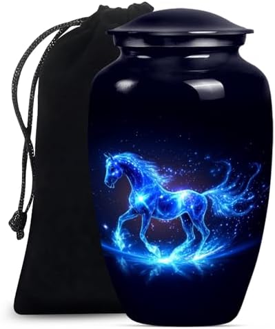 Horse Urn - 10 Inch Cremation Urn for Human Ashes