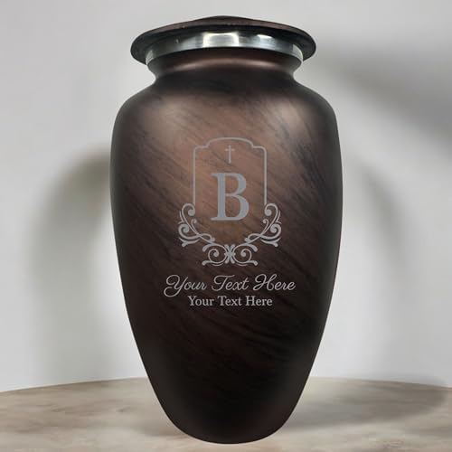 Custom Large Cremation Urn - Personalized with Name and Headstone Shape