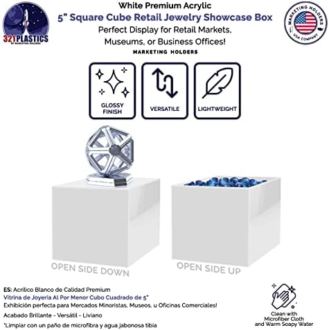 5 Inch Acrylic Display Riser Box No Lid