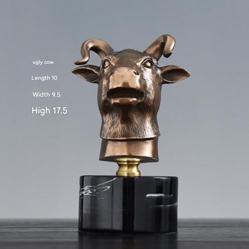 Chinese Zodiac Animal Head Sculptures with Bronze Finish and Marble Base 1