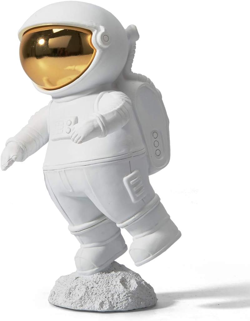 HAUCOZE Astronaut Sculpture Modern Art Statue Table Centerpiece