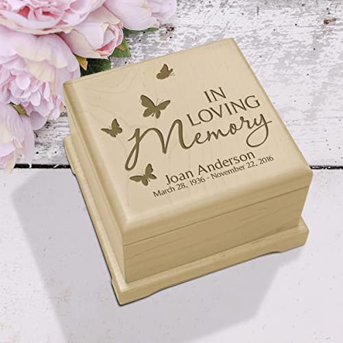 LifeSong Milestones Small Wooden Urns for Ashes