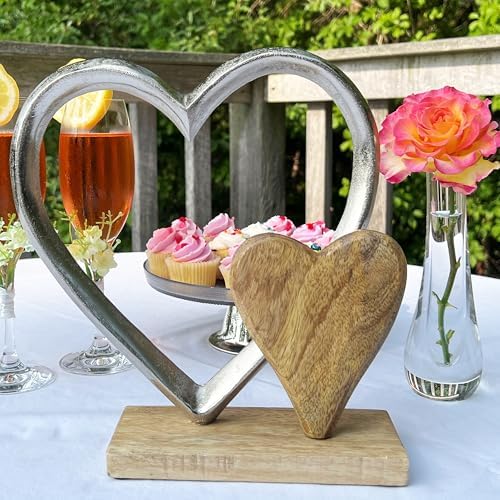 WHW Whole House Eternity Double Heart Figurine