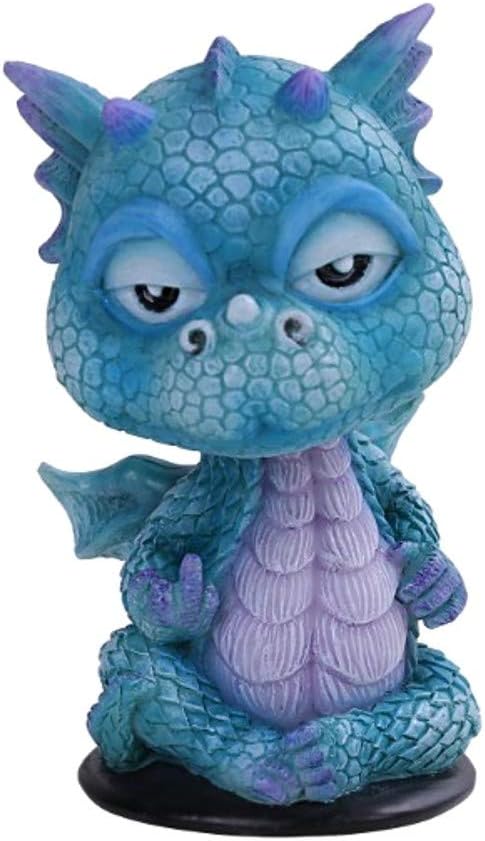 Pacific Giftware Seated Dragon Bobble Head Statue