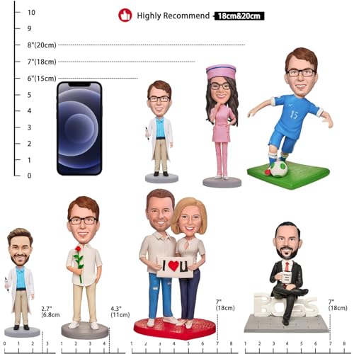 Custom Bobblehead Figurine for Couples - Handmade Personalized Sculpture Gift