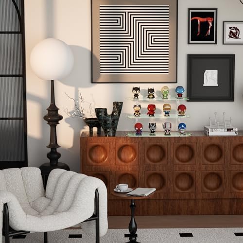 Glowing Acrylic Riser Display Shelf for Funko-POP Figures