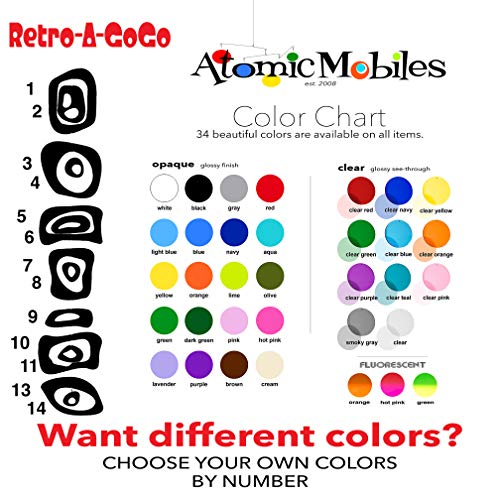 Far Out Mod Retro-A-GoGo Hanging Art Mobile 9x48