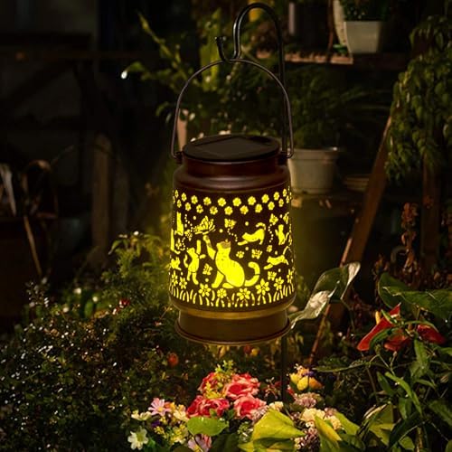 Styleonme Solar Light with Cat Design