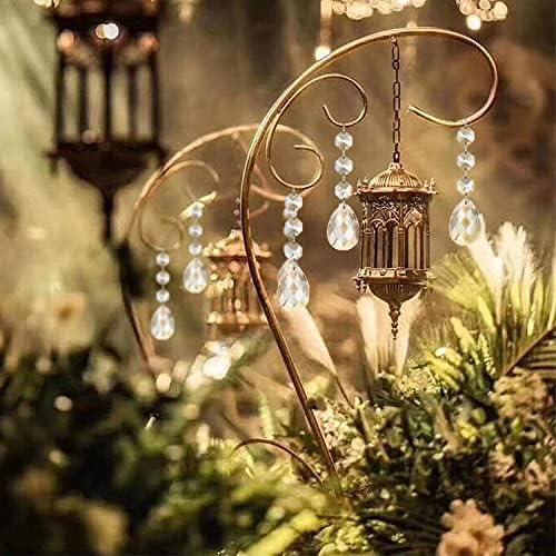 Jishi 30pk Crystal Teardrop Ornaments for Christmas Tree