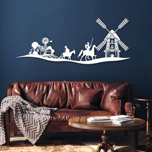 Don Quixote Metal Wall Art 18x7in