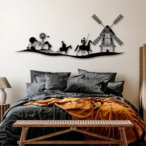 Don Quixote Metal Wall Art 18x7in