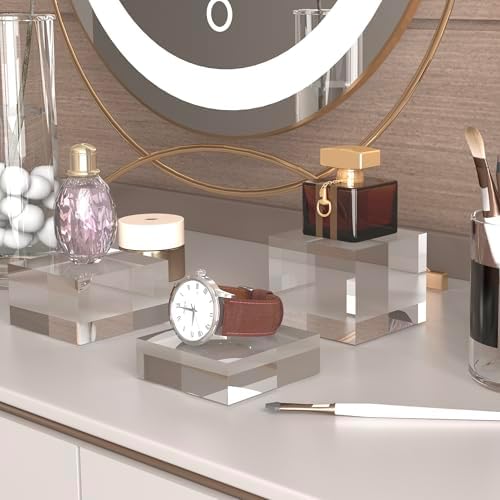 3 Sizes Acrylic Riser Blocks for Display 2 Set