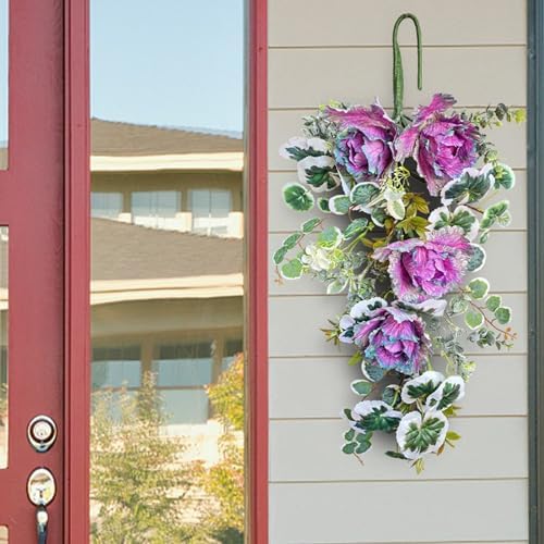 Sunflower Teardrop Swag Front Door Decor 275 Inch