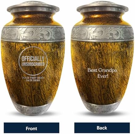Personalized Cremation Urn with Name Tech Design