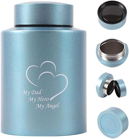 Medium Stainless Steel Cremation Urn - Keepsake Funeral Urn