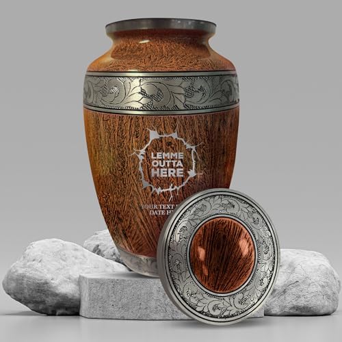 Personalized Large Cremation Urn with Funny Design