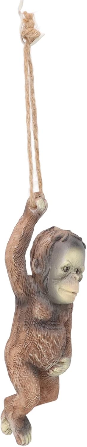 Garden Monkey Statue Exquisite Carving Resin Ornament