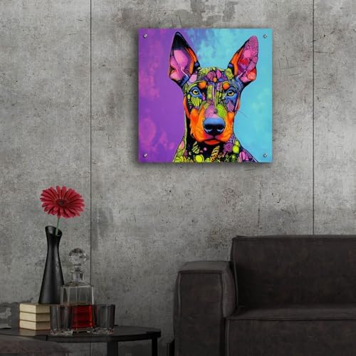 Epic Art Woof Deberman Wall Art 24x24