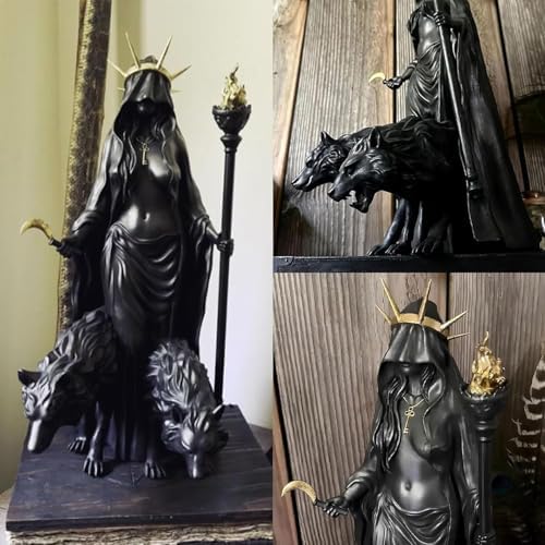 Hekate Niktipolos Light-Bringer Witch Statue Resin Sculpture