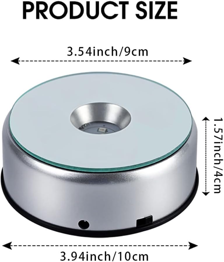 5 LED Display Base for Crystals Glass Art