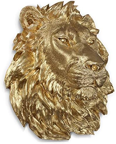 Wallcharmers Gold Lion Wall Sculpture