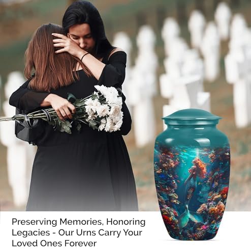Mermaid Kingdom Funeral Urns for Human Ashes