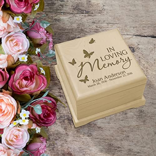 LifeSong Milestones Small Wooden Urns for Ashes
