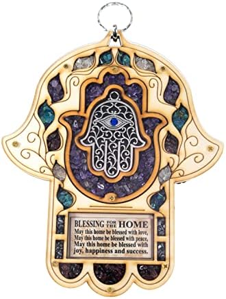 My Daily Styles Wooden Hamsa Wall Decor - 8 Inch