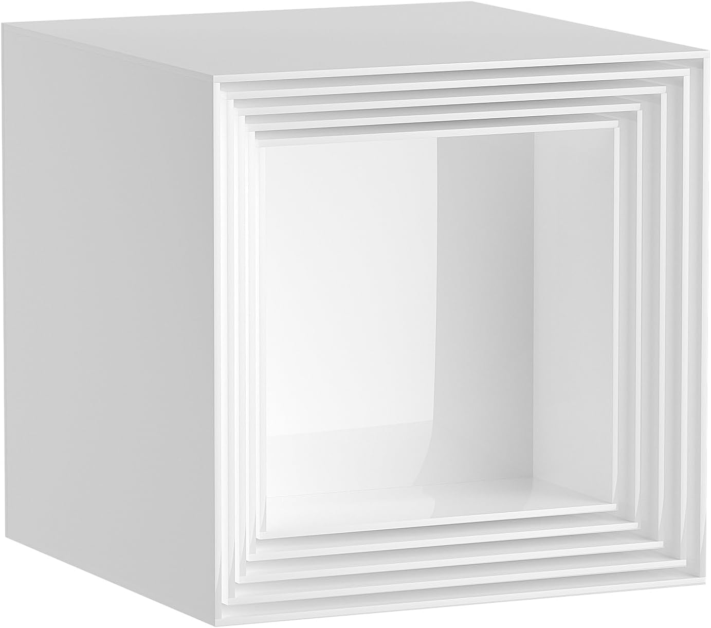 Extra Large White Acrylic Buffet Riser Set of 5
