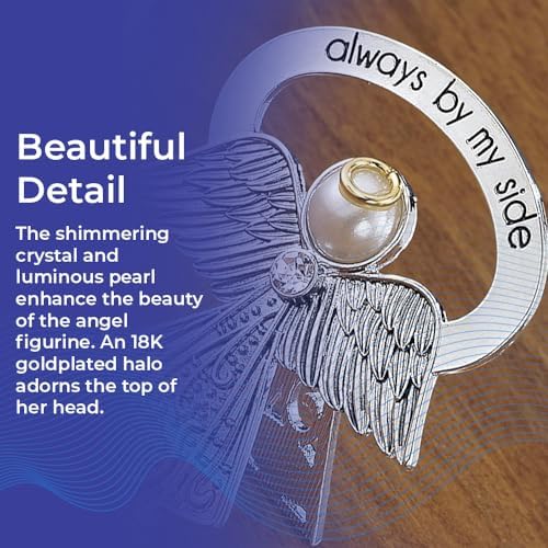 Bedside Angel Collectible Figurine with Crystal and Pearl
