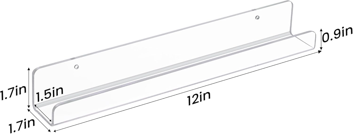 Upsimples 18 Pack Vinyl Record Wall Shelves