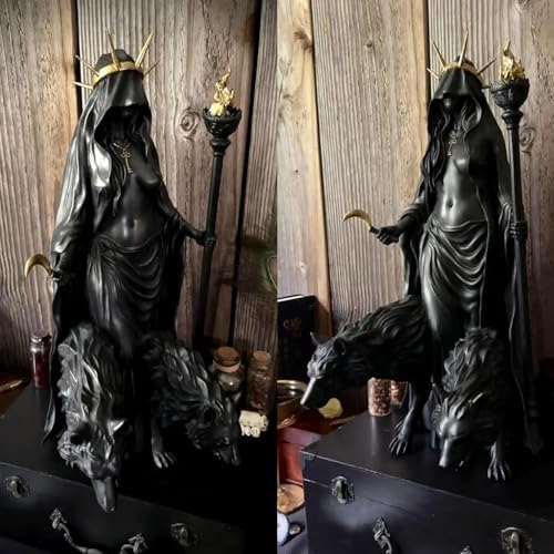 Hekate Niktipolos Light-Bringer Witch Statue Resin Sculpture
