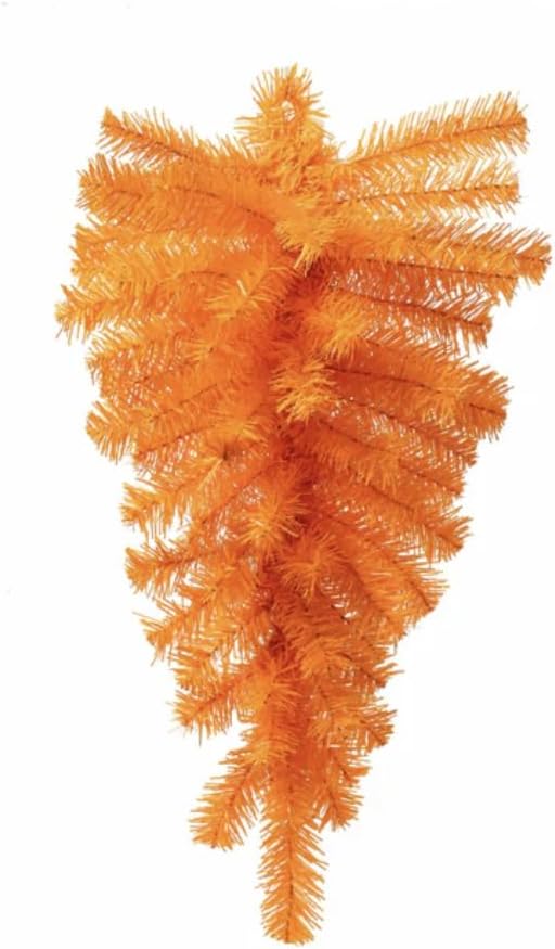 Craig Bachman Orange Teardrop Swag 24 Inch x 13 Inch
