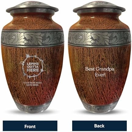 Personalized Large Cremation Urn with Funny Design