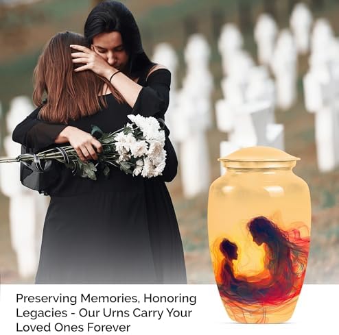 Elegant Cremation Urns Set - Decorative Ash Urns for Adults