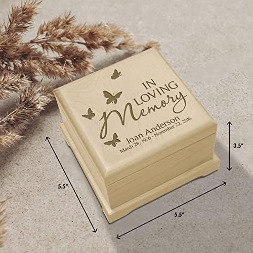 LifeSong Milestones Small Wooden Urns for Ashes