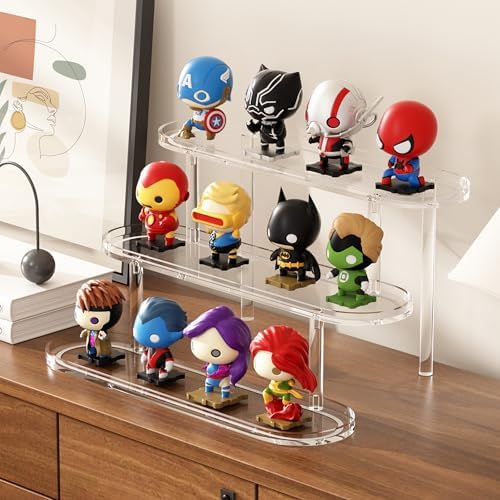Glowing Acrylic Riser Display Shelf for Funko-POP Figures