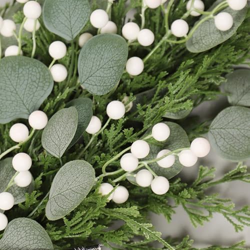 BestAlice 197 Inch Eucalyptus Swag with Bow Wall Hanging Decor