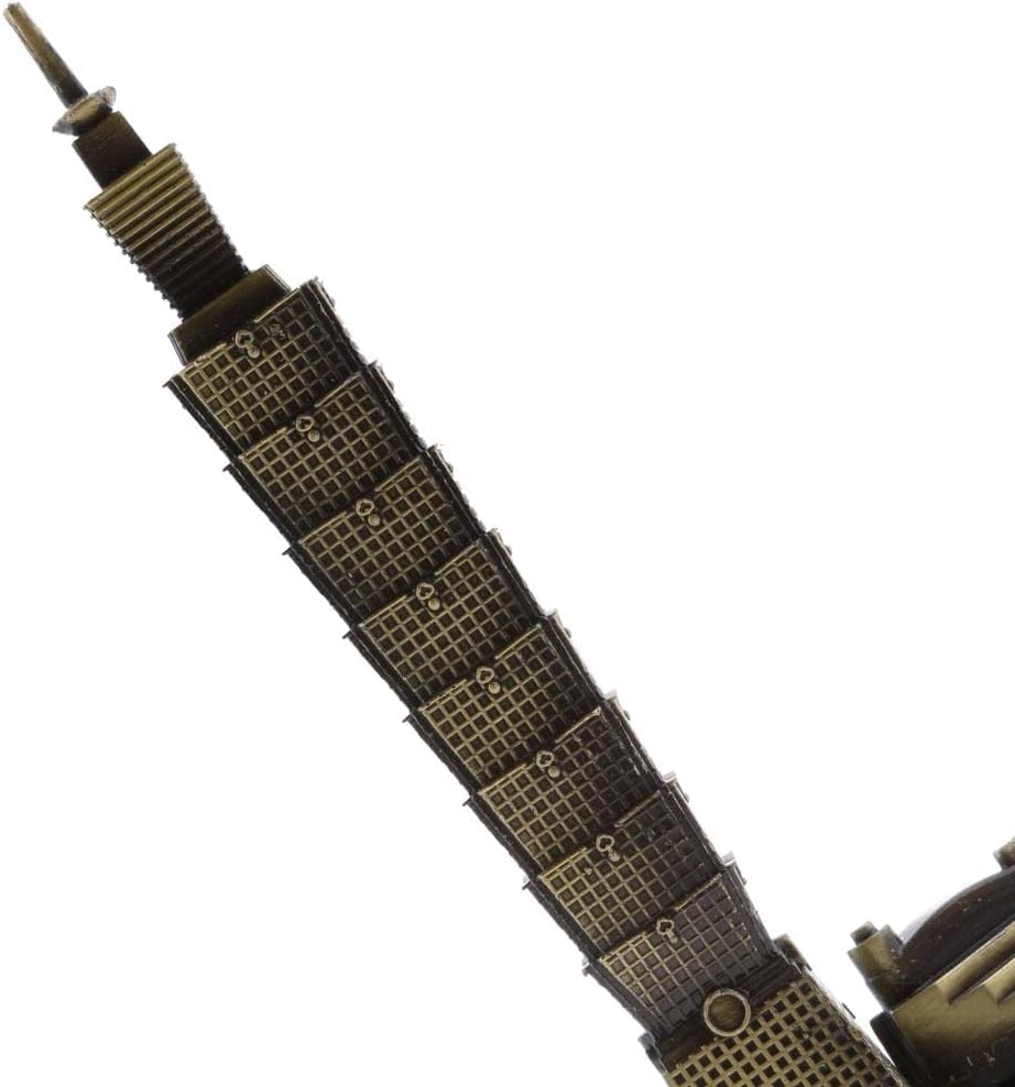 MERIGLARE Alloy Taipei 101 Tower Figurine Statue Decor Gift