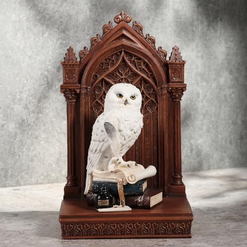 Veronese Design 9 58 Inch Snowy Owl of Wisdom Resin Figurine