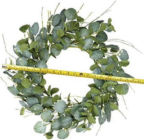 20 Inch Eucalyptus Door Wreath with Berries