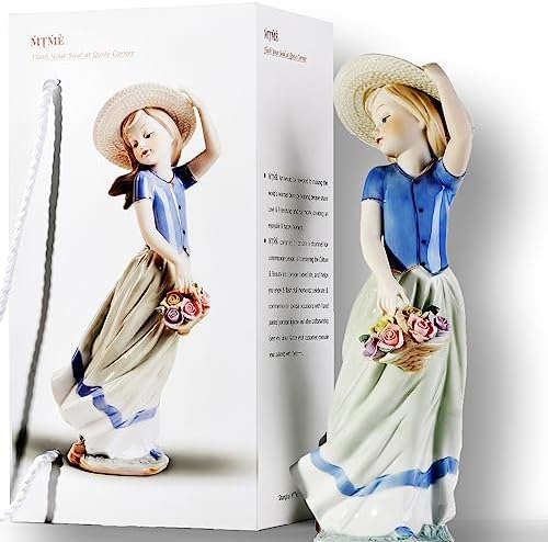 MTME Porcelain Figurine Back with Wishes Home Decor